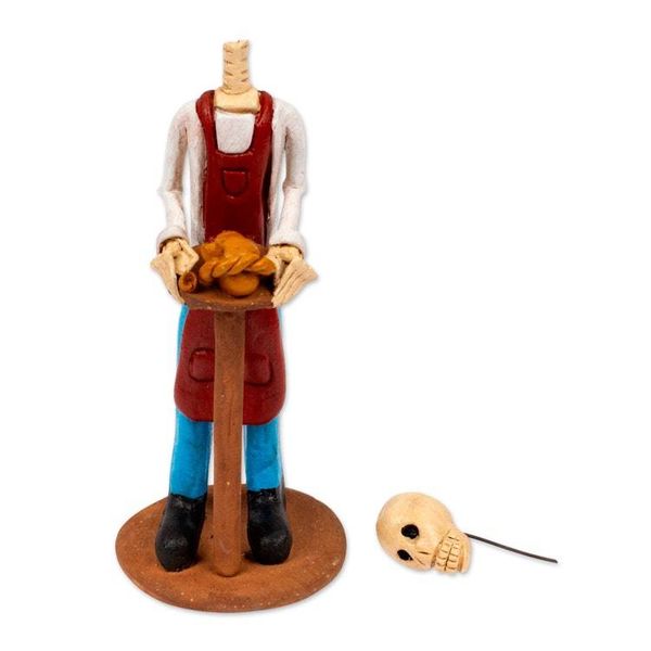 Alternate image for Artisan Ceramic Statuette from Mexico Artisan Catrin