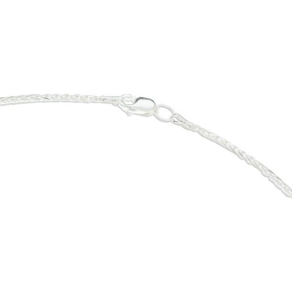 Alternate image for Modern Sterling Silver and Natural Turquoise Necklace Pyramid of Friendship