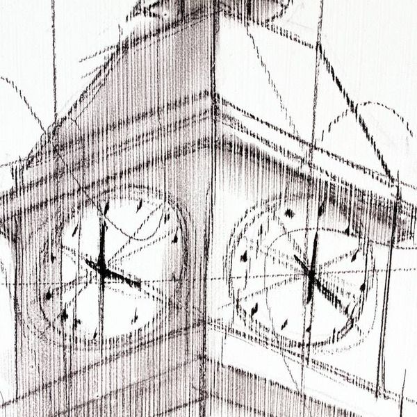 Alternate image for Londons Big Ben Original Artwork Monuments of the World Big...