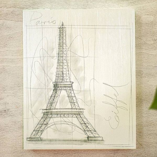 Alternate image for Original Eiffel Tower Art from Mexico Monuments of the World Paris