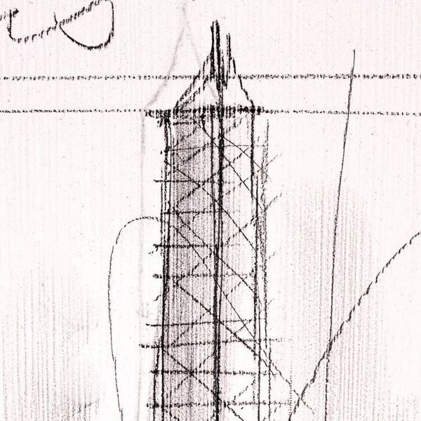 Alternate image for Original Eiffel Tower Art from Mexico Monuments of the World Paris