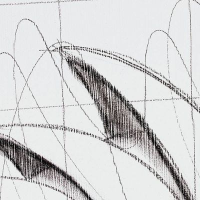 Alternate image for Original Acrylic and Pencil Artwork of Sydney Opera House Monuments of the World Syd...