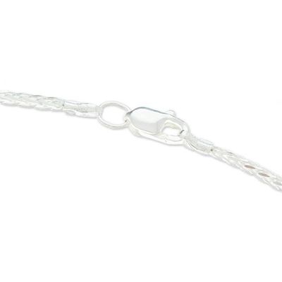 Alternate image for Womens Modern Fine Silver Natural Turquoise Necklace Eye of the Sea