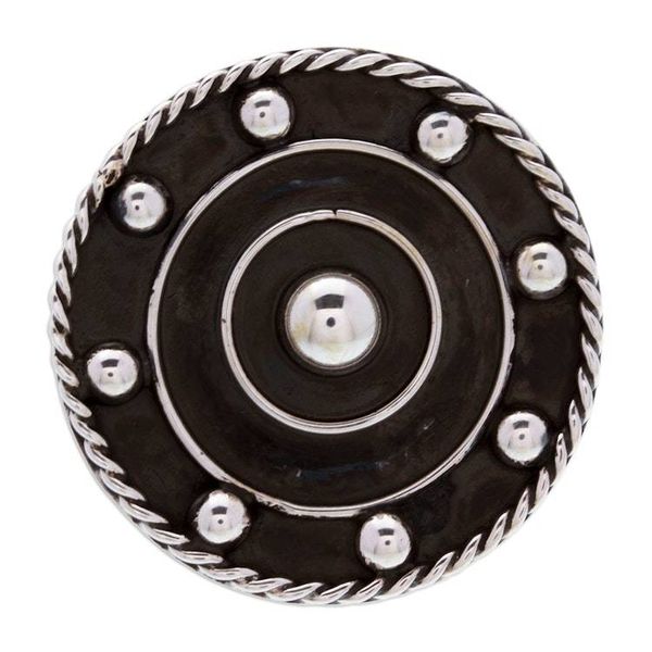 Alternate image for Modern Taxco Sterling Silver Oxidized Cocktail Ring Wheels of Style