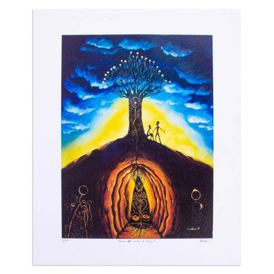 Primary image for Limited Edition Gicle Print Roots of the Tree of Light