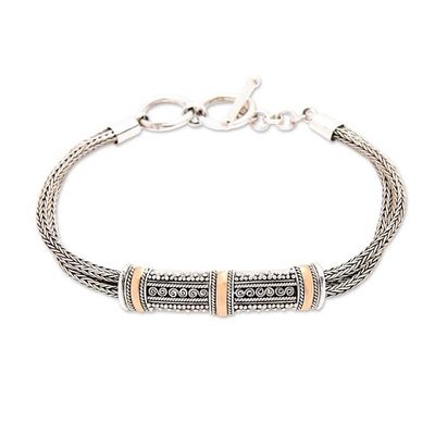 Primary image for Sterling Silver and 18k Gold Plated Bracelet Wishes