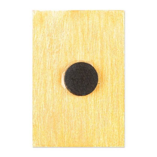 Alternate image for Mexican Wood Magnet with Day of the Death Decoupage Colorful Underworld
