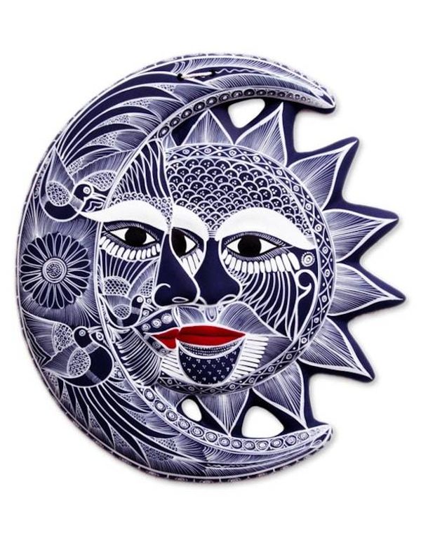 Alternate image for Ceramic wall adornment Romantic Eclipse