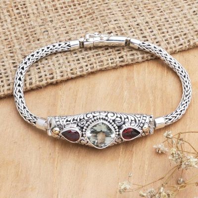 Primary image for 18k Gold-Accented Pendant Bracelet with Traditional Motifs Prosperous Passion