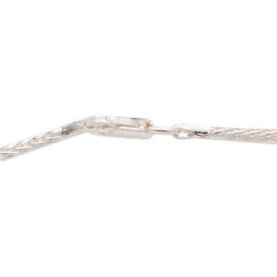 Alternate image for Hand Made Fine Silver Bird Necklace from Mexico Hummingbird Secrets