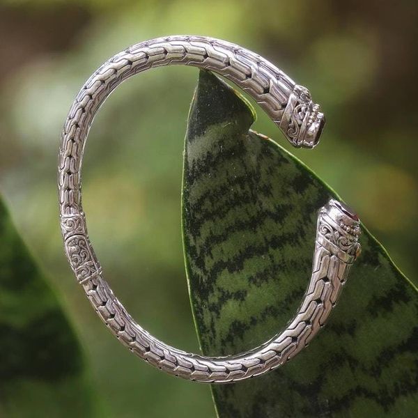Alternate image for Gold-Accented Sterling and Garnet Cuff Endeavor