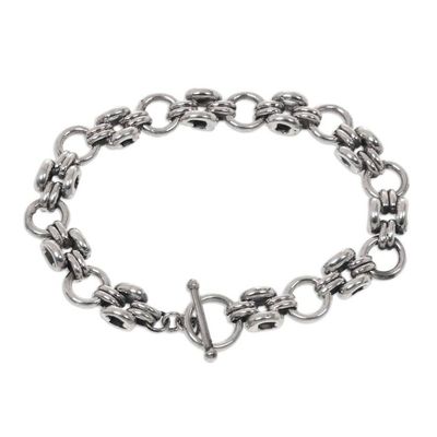 Primary image for Artisan Crafted Sterling Silver Link Bracelet from Bali Cycle