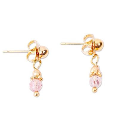 Alternate image for Natural Flower and Beryl Jewelry Set Bougainvillea Romance
