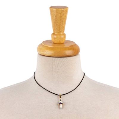 Alternate image for 14k Gold-Accented Dragonfly-Themed Howlite Pendant Necklace Faith in Change