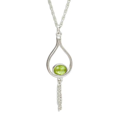 Alternate image for Pendant Necklace with Peridot Swing Time