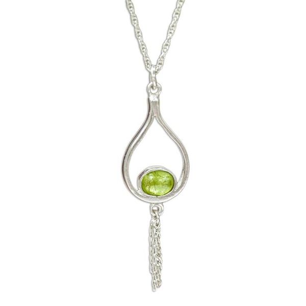 Alternate image for Pendant Necklace with Peridot Swing Time