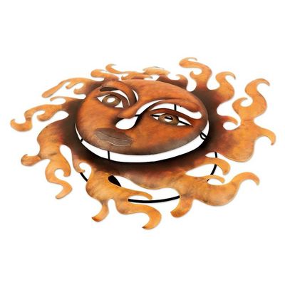 Alternate image for Iron wall adornment Sunny Smile