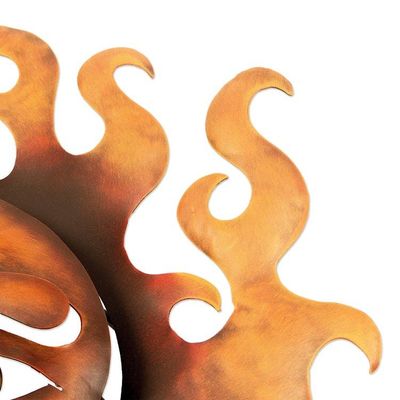 Alternate image for Iron wall adornment Sunny Smile