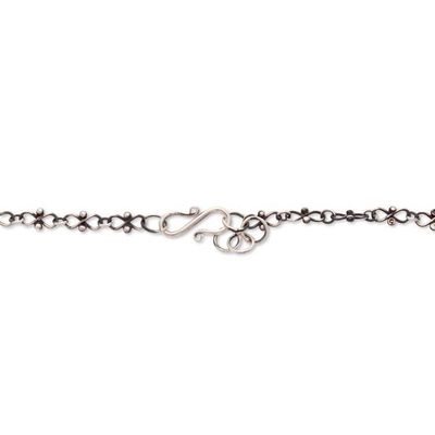 Alternate image for Sterling silver flower necklace Mexican Romance