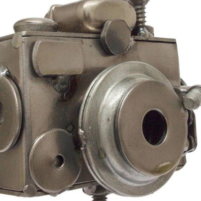 Alternate image for Mexico Eco Friendly Recycled Metal Camera Sculpture Rustic Camera