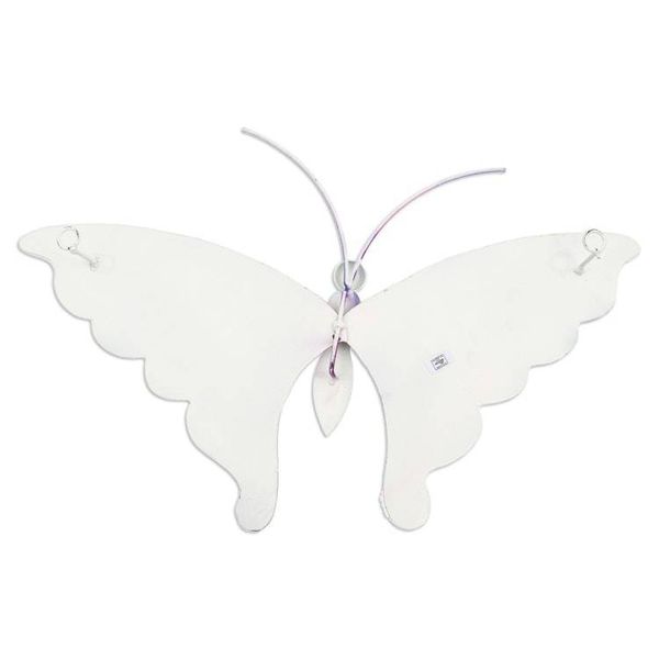 Alternate image for Handcrafted Multicolor Steel Wall Art from Mexico Multicolor Mariposa