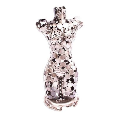 Alternate image for Recycled Metal Sculpture of Eve Eve