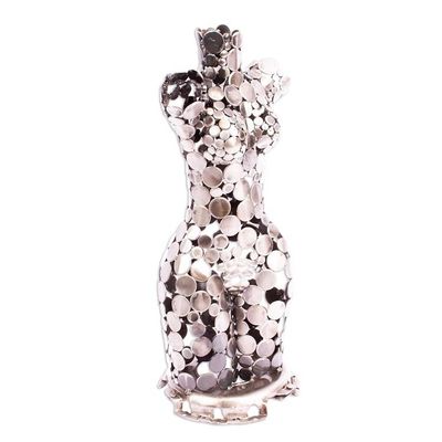 Alternate image for Recycled Metal Sculpture of Eve Eve