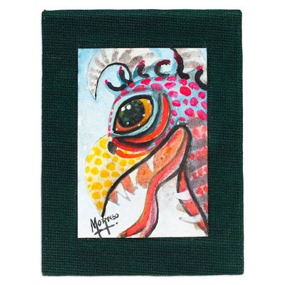 Alternate image for Traditional Expressionist Watercolor Alebrije Eagle Painting Eagle Alebrije