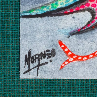 Alternate image for Classic Expressionist Watercolor Alebrije Fish Painting Tongue Fish Alebrije