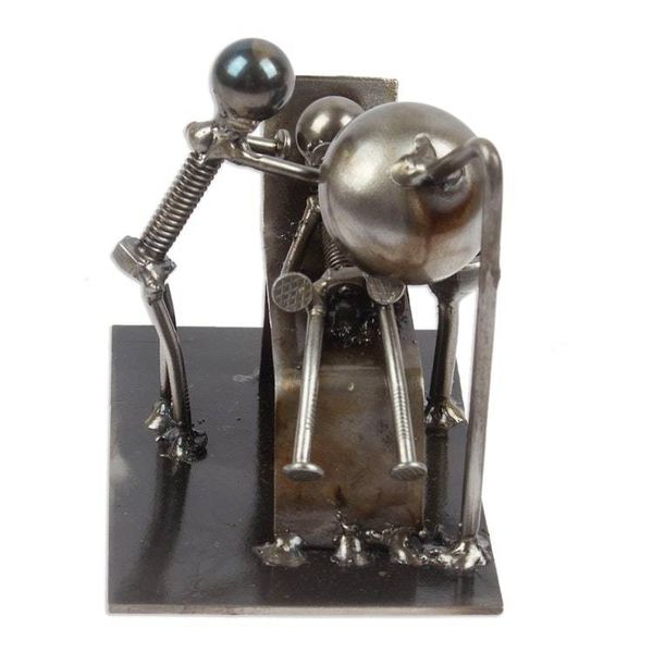 Alternate image for Eco-Friendly Dentist Figurine Made with Recycled Metal Dentist Appointment