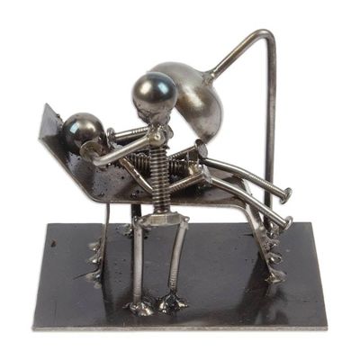 Alternate image for Eco-Friendly Dentist Figurine Made with Recycled Metal Dentist Appointment