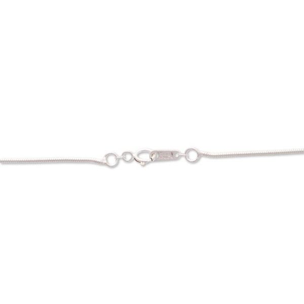 Alternate image for Unique Romantic Sterling Silver Pendant Necklace Living Heart