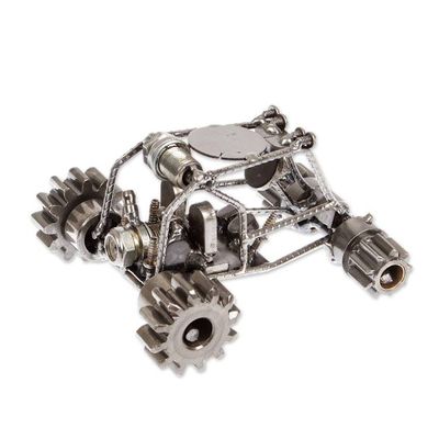 Alternate image for Eco-Friendly Recycled Metal Figurine of a Dune Buggy Car Dune Buggy
