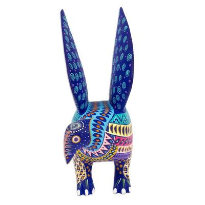 Alternate image for Wood Alebrije Eagle Figurine Hand-Painted in Mexico Glorious Eagle
