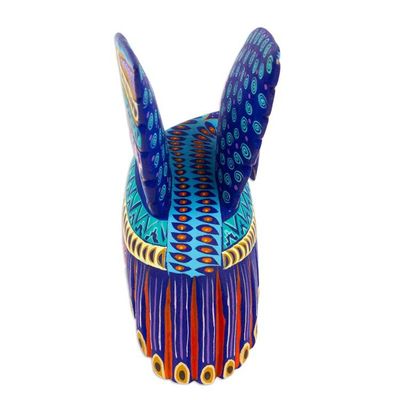 Alternate image for Wood Alebrije Eagle Figurine Hand-Painted in Mexico Glorious Eagle