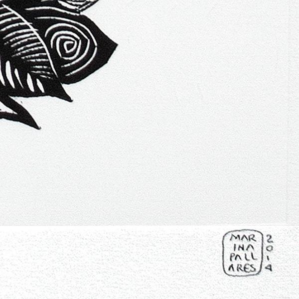 Alternate image for Limited Edition Etched Print of a Bird Cage from Mexico The Birds Are In Their Place