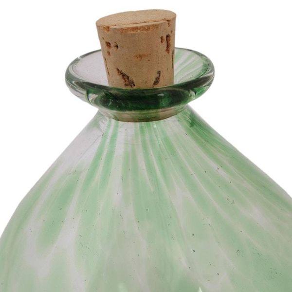 Alternate image for Handblown Recycled Glass Jar from Mexico Verdant Potion