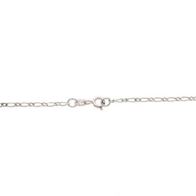 Alternate image for Rainbow Moonstone Sterling Silver Flower Necklace Virgo Lotus