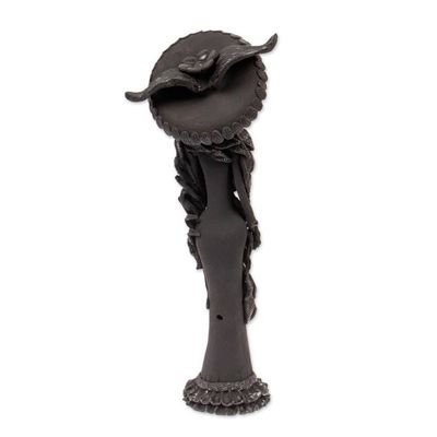 Alternate image for Handmade Ceramic Catrina Sculpture Drop-Dead Beauty