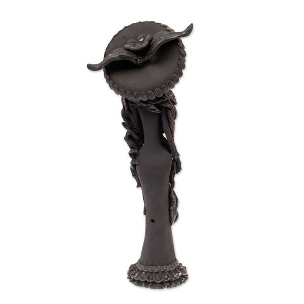 Alternate image for Handmade Ceramic Catrina Sculpture Drop-Dead Beauty