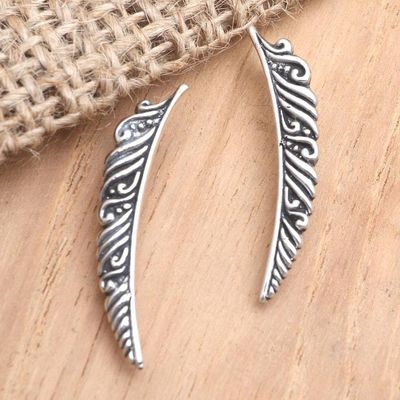 Primary image for Hand Crafted Sterling Silver Drop Earrings Arch Humor