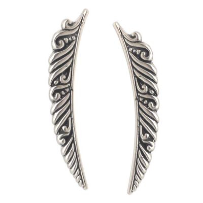 Alternate image for Hand Crafted Sterling Silver Drop Earrings Arch Humor