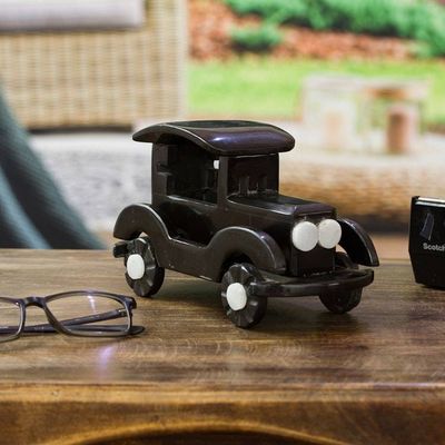 Primary image for Handmade Natural Onyx Sculpture of a Classic Car from Mexico Those Classic Days