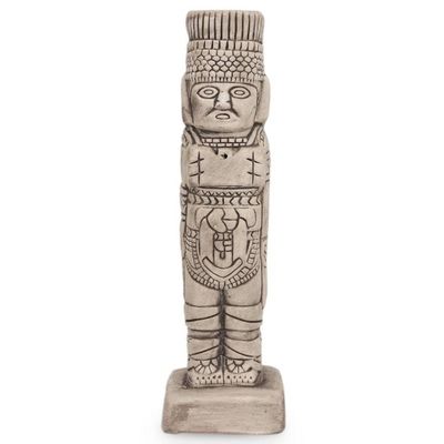 Alternate image for Toltec Warrior Mexican Replica Ceramic Sculpture Warrior from Tula