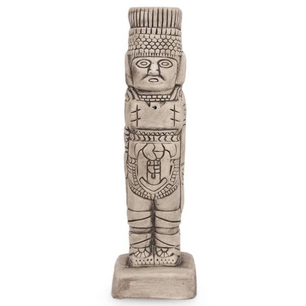 Alternate image for Toltec Warrior Mexican Replica Ceramic Sculpture Warrior from Tula