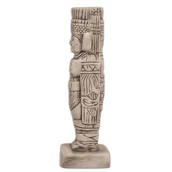 Alternate image for Toltec Warrior Mexican Replica Ceramic Sculpture Warrior from Tula