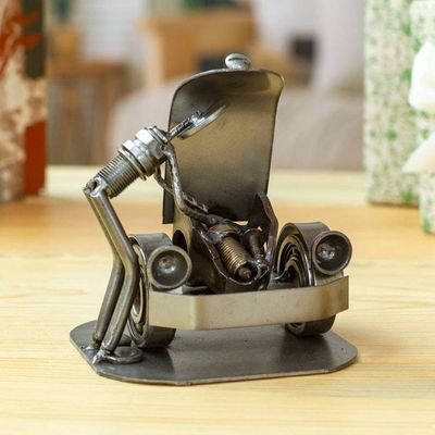 Alternate image for Recycled Auto Parts Sculpture Metal Art Mexico Rustic Car Mechanic