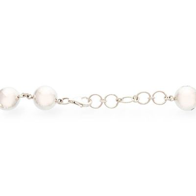 Alternate image for Modern Taxco Silver Pendant Necklace with Sphere Theme Shimmering Baubles