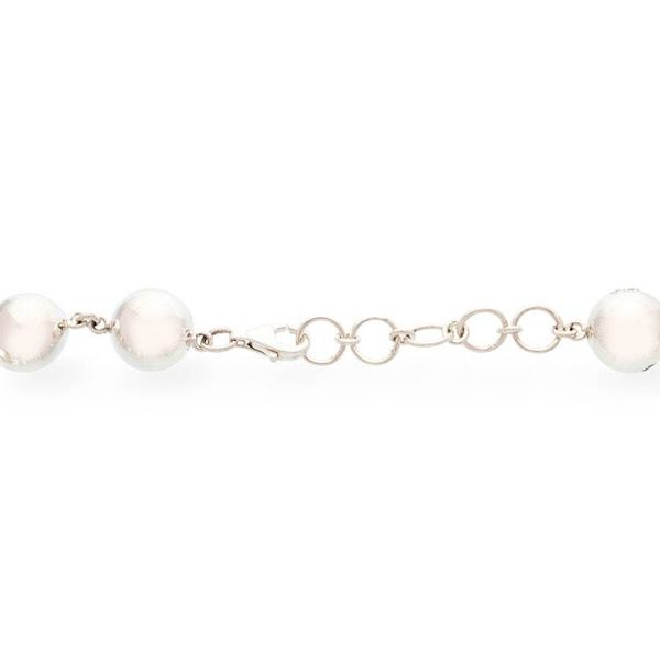 Alternate image for Modern Taxco Silver Pendant Necklace with Sphere Theme Shimmering Baubles
