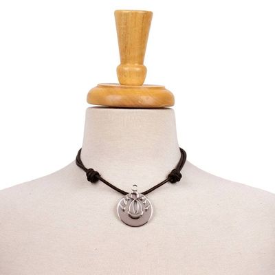 Alternate image for Taxco 925 Sterling Silver Aztec Pendant Necklace from Mexico Tonantzin My Guadalupe